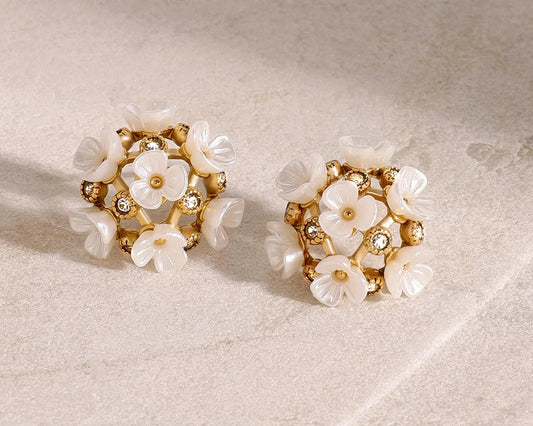 Shell Bloom Earrings