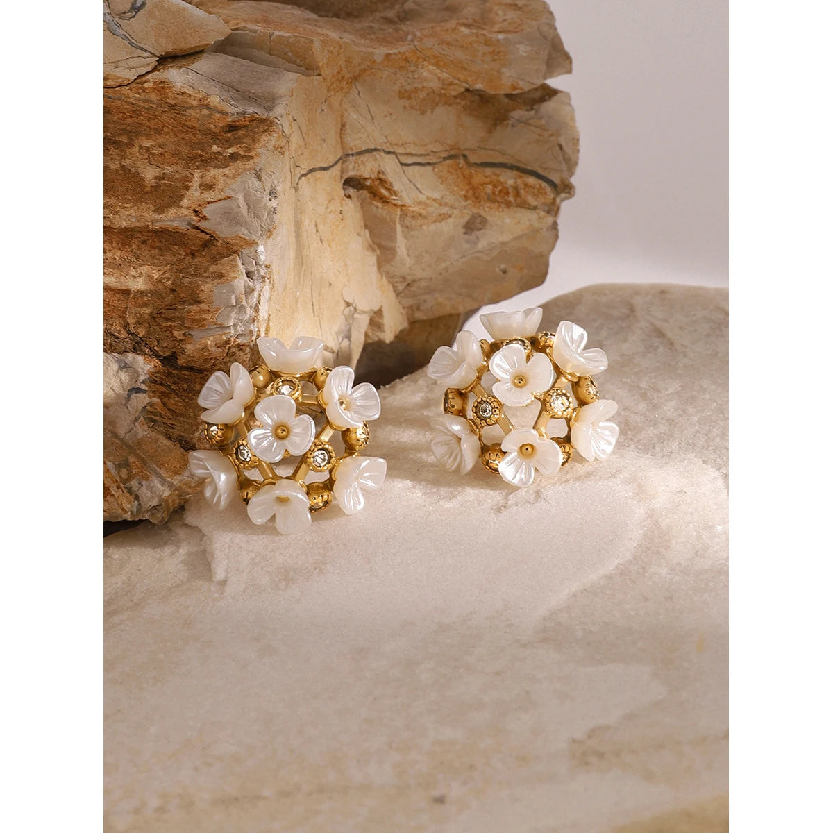 Shell Bloom Earrings