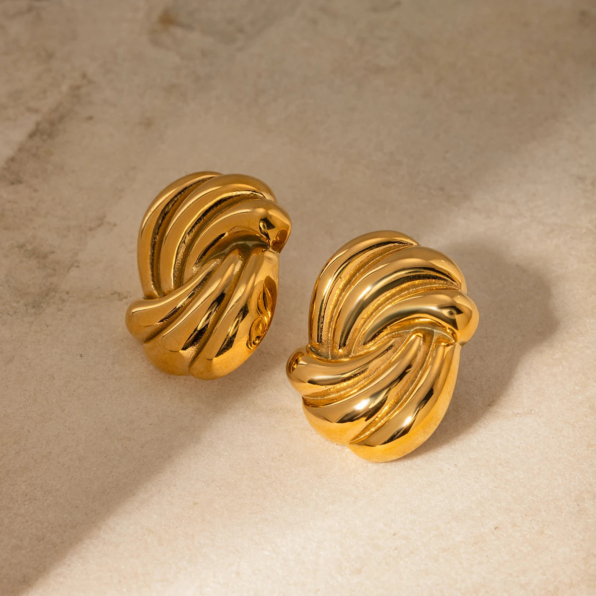 Double Crescent Earrings