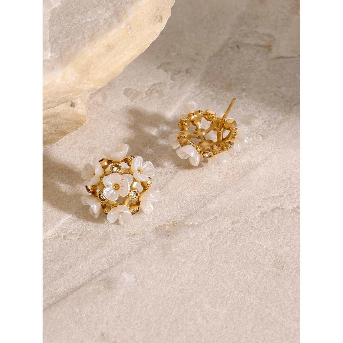 Shell Bloom Earrings