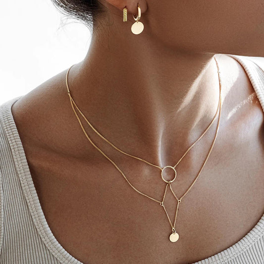 Geometric Brilliance Necklace