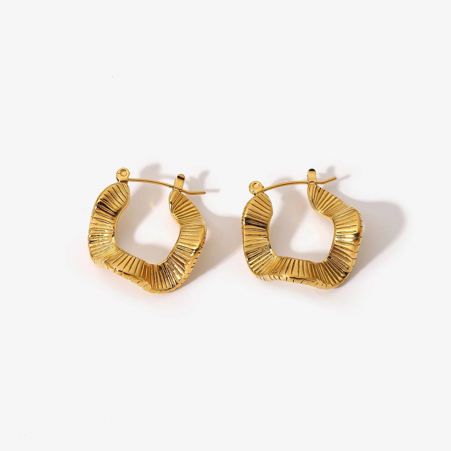 Graceful Ripple Earring