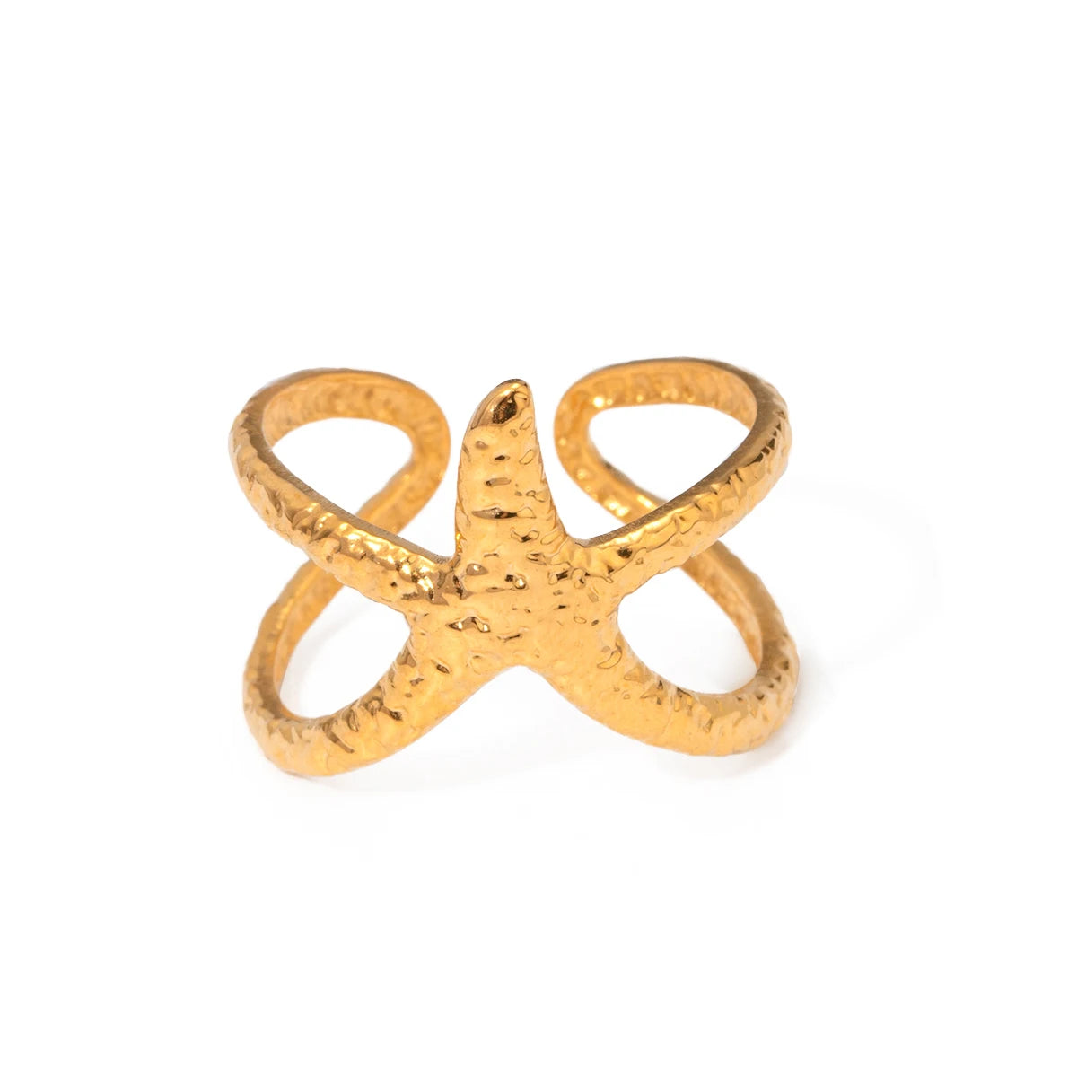 Tidal Starfish Ring - Open