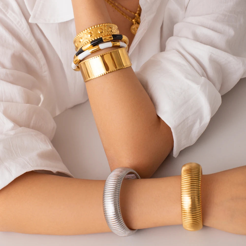 Tranquil Fusion Cuff Bangle