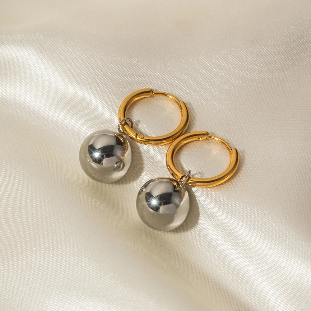 Orb Hoop Earrings