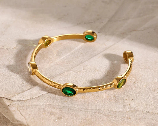 Opulent Arc Cuff Bracelet