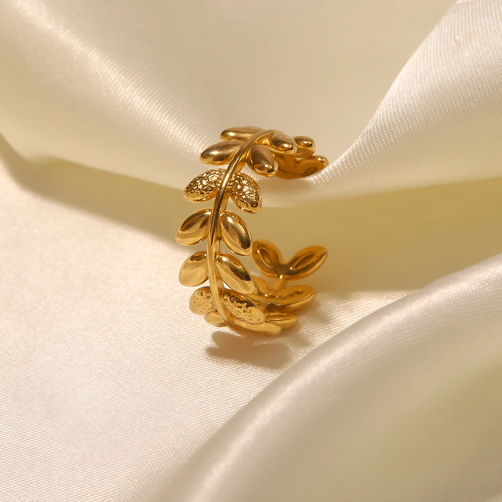 Olive Branch Ring - Open