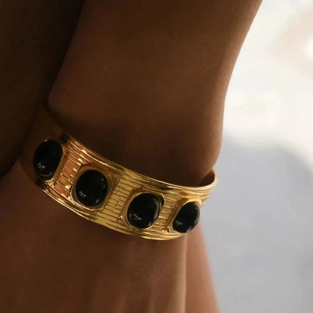 Midnight Brilliance Cuff Bangle