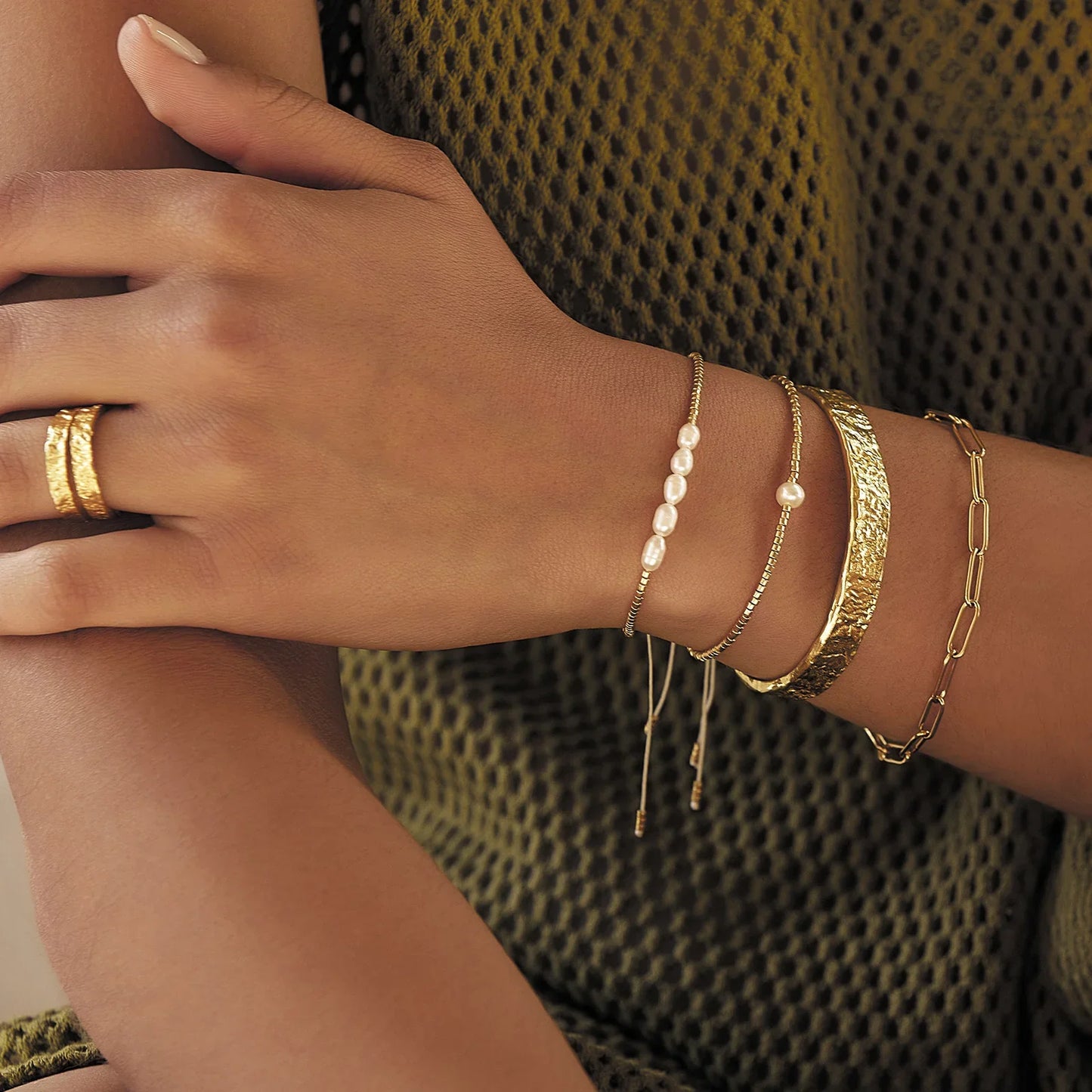 Gold Cuff Bracelet