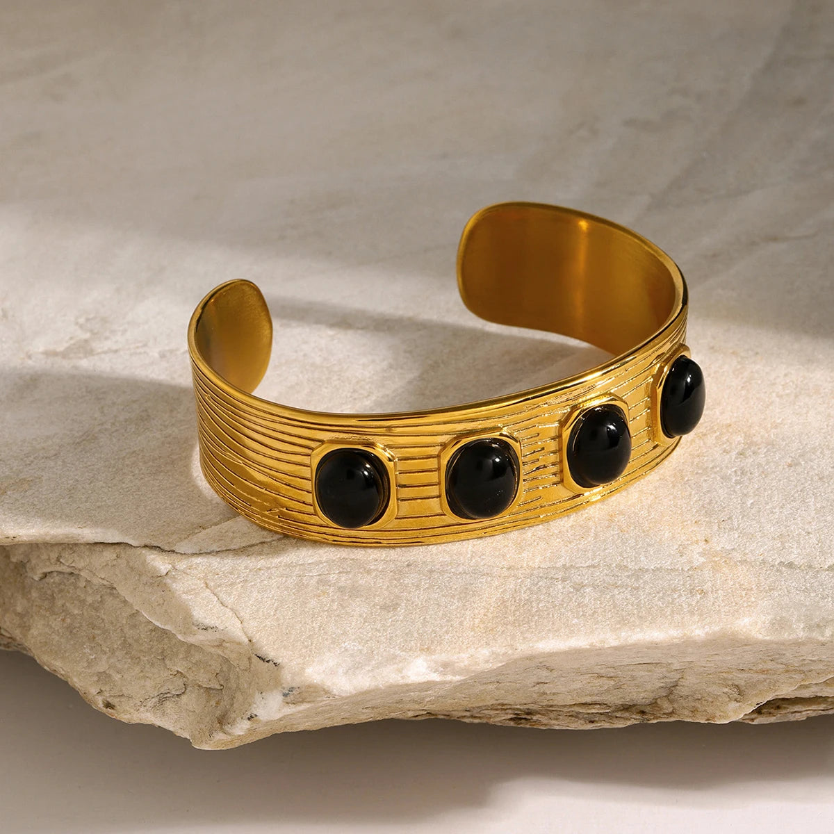 Midnight Brilliance Cuff Bangle