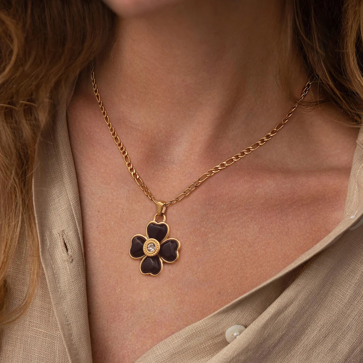 Clover Charm Necklace