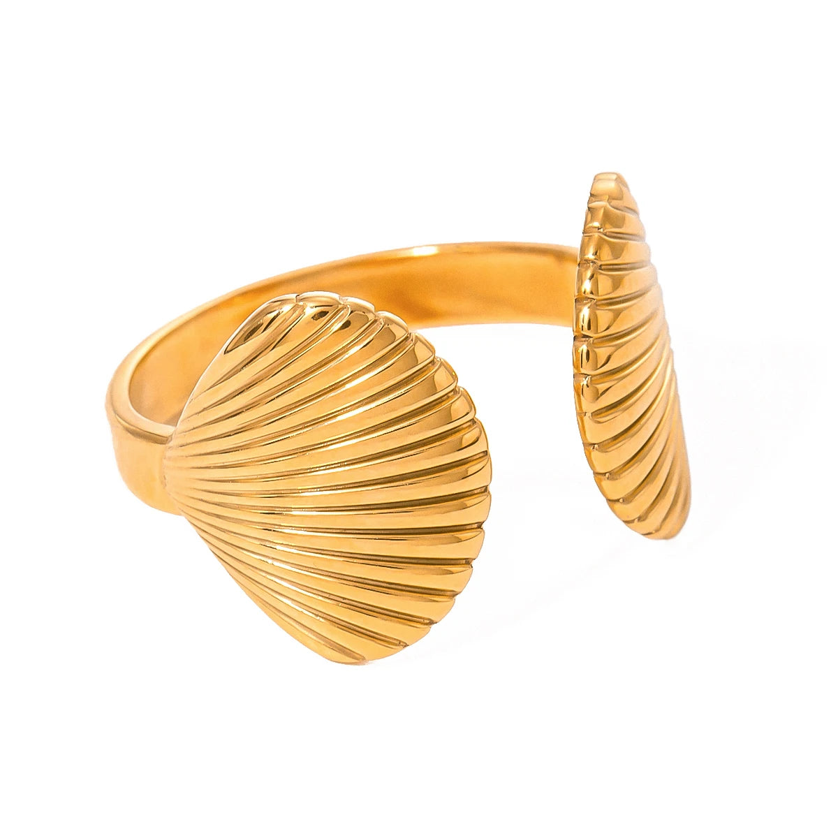 Double Scallop Ring