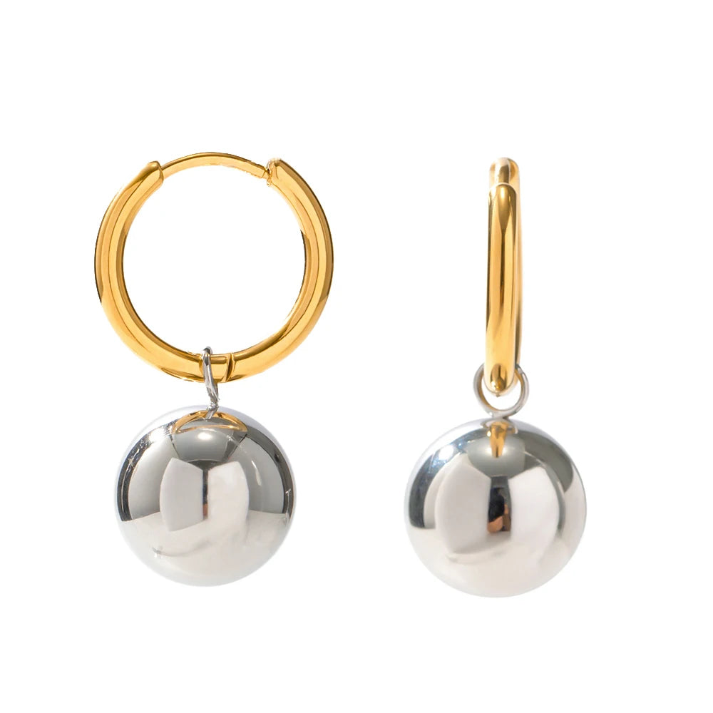 Orb Hoop Earrings