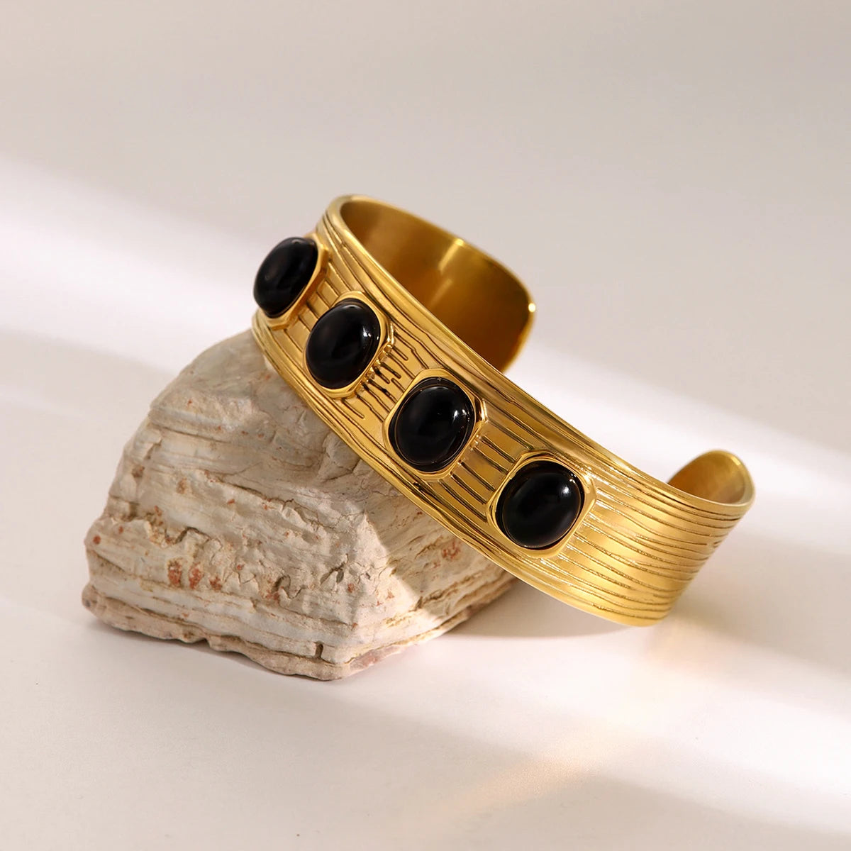 Midnight Brilliance Cuff Bangle